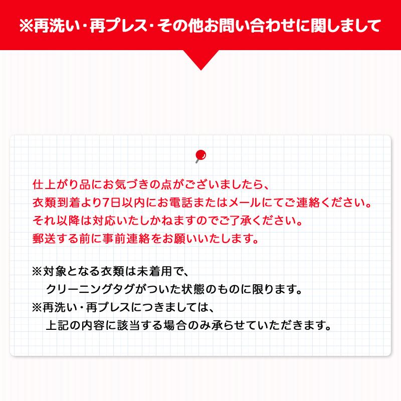 【防虫カバー付き】宅配\u0026保管クリーニング 10点セット 只今！お得な1点プラス無料キャンペーン実施中！の画像