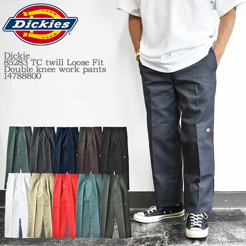 10色展開」Dickies 85283 TC twill Loose Fit Double knee work 10色展開」Dickies 85283 TC twill Loose Fit Double knee work