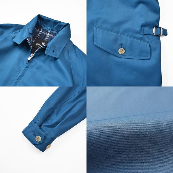 美品 grenfell golfer グレンフェル ゴルファー 36 ネイビー GRENFELL(グレンフェル) GOLFER ブルゾン グレンフェルクロス