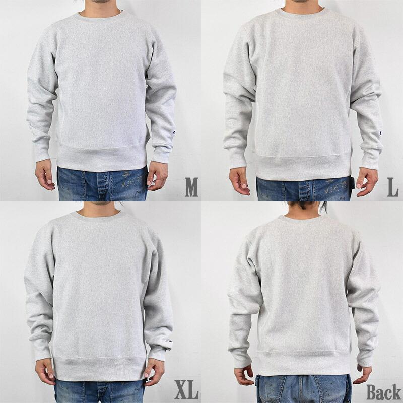 チャンピオン リバースウィーブ セットアップ／11.5oz／グレー／XL／L