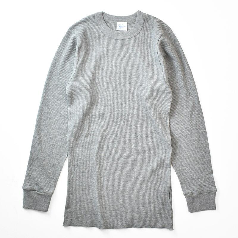 Robert P.Miller ミラー Cotton100％ Waffle Thermal crewneck