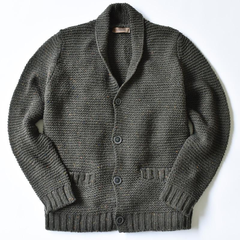 生産完了商品 ALPHA STUDIO Shawl color Knit アルファステューディオ