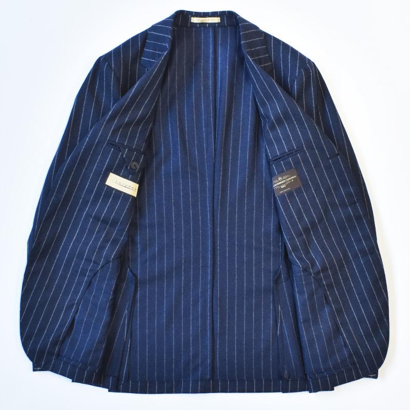 贈物 LATORRE（ラトーレ）CANONICO flannel Chalk チョークストライプ
