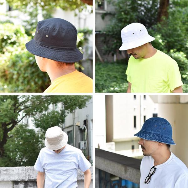 NEWHATTAN washed cotton Bucket Hat NF1500 NF1530 ニューハッタン バケットハット メンズ レディース ユニセックス｜mrmojo｜04