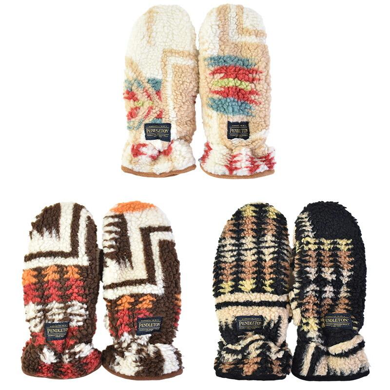 PENDLETON ペンドルトン JQD BOA MITTEN PDT-000-233019 ジャガード ボア ミトン 手袋 チーフジョセフ柄 マフラー 防寒  レディース｜mrmojo｜02