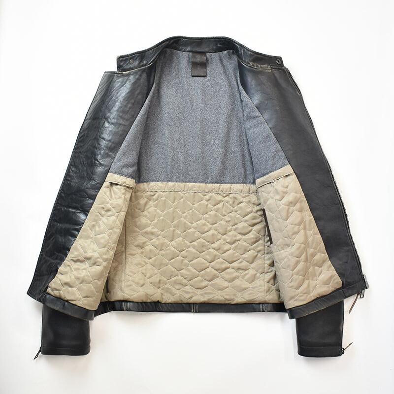 RUFFO ルッフォ MARLON lamb leather Biker jacket HUGE/051 RUFFO ルッフォ MARLON lamb leather Biker jacket HUGE/051