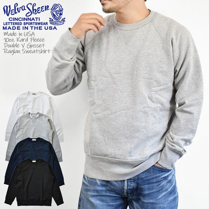 Velva Sheen ベルバシーン Made in USA 10oz Kard Fleece Double Velva Sheen ベルバシーン Made in USA 10oz Kard Fleece Double