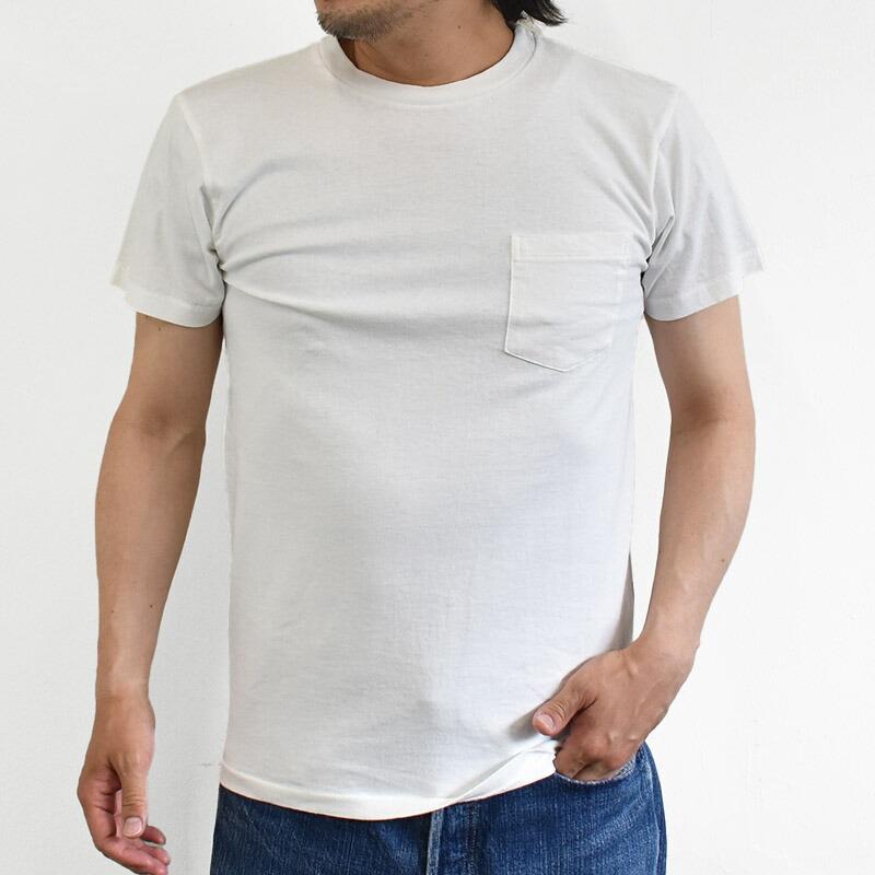 「made in U.S.A」Velva Sheen ベルバシーン 5.4oz Cotton pocket short sleeve T-shirt 1690920-1P　コットン ポケット付 半袖 Tシャツ｜mrmojo｜07