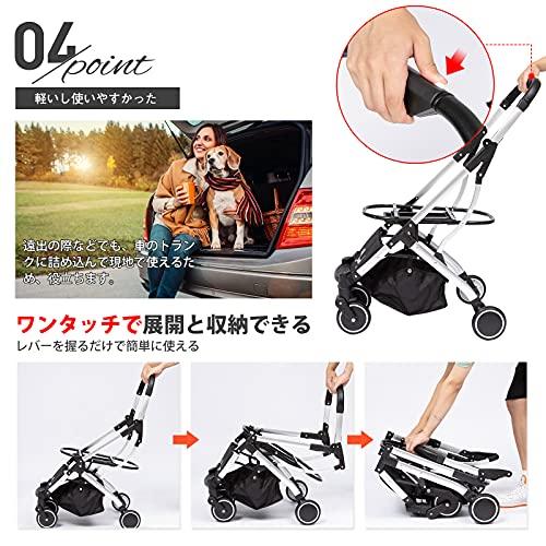 PETTOM 犬 カート 分離型 ペットカート 犬用ベビーカー 小型犬 中型犬 猫 多頭 