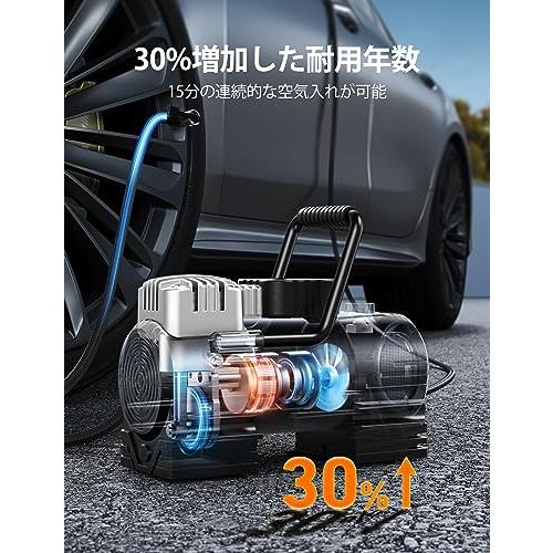 AstroAI エア コンプレッサー タイヤ 空気入れ 自動車用 電動空気入れ 