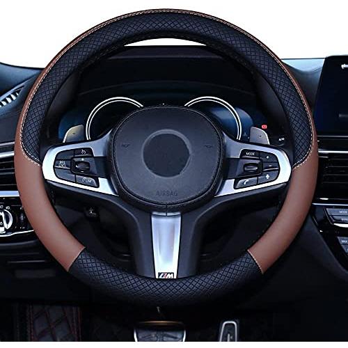 HUACHENG ハンドルカバー 車用 軽自動車 sサイズ ステアリングカバー