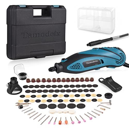 Tamodeix ミニルーター リューター 100W 無段階変速 最大32,000回転/分