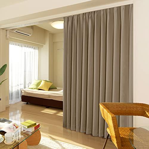 Deconovo 1級遮光カーテン 幅180cm丈200cm 2枚入 ドレープカーテン