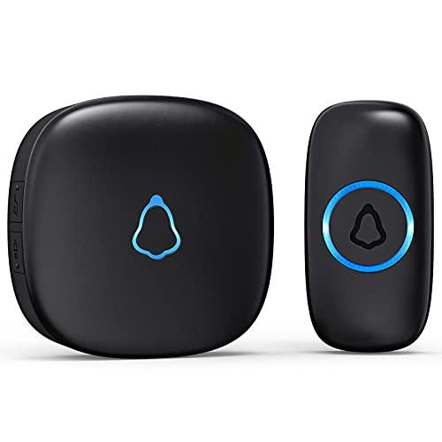 SECRUI ワイヤレスチャイム 玄関チャイム 送信機 電池式 屋外 防水