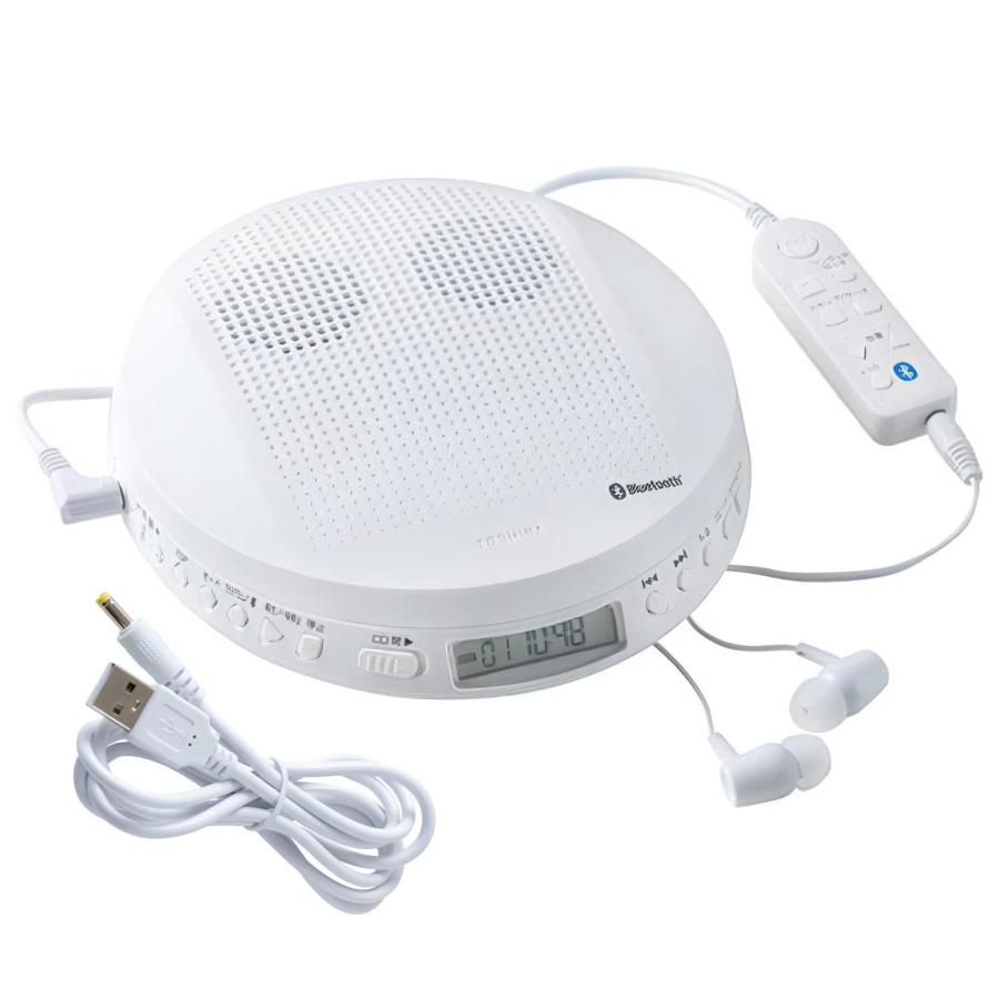 東芝 ポータブルCDプレーヤー ホワイト TY-P50(W) : MRN's SHOP Yahoo