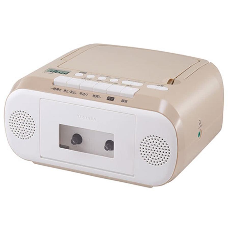 東芝(TOSHIBA) TY-CDM1-C(ベージュ) CDラジオカセットレコーダー