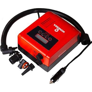 WOWSEA SUP用 電動エアーポンプ 12V給電 16psiまで 電動空気入れ 自動