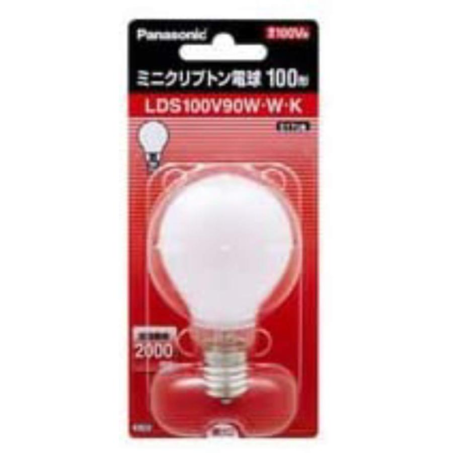 パナソニック ミニクリプトン電球 100V 100W形 E17口金 45mm径 クリア