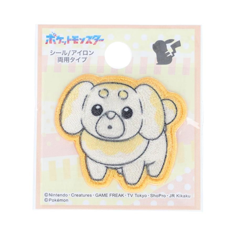 稲垣服飾 ポケモン パピモッチ シールワッペン 縦40mm×横40mm シール