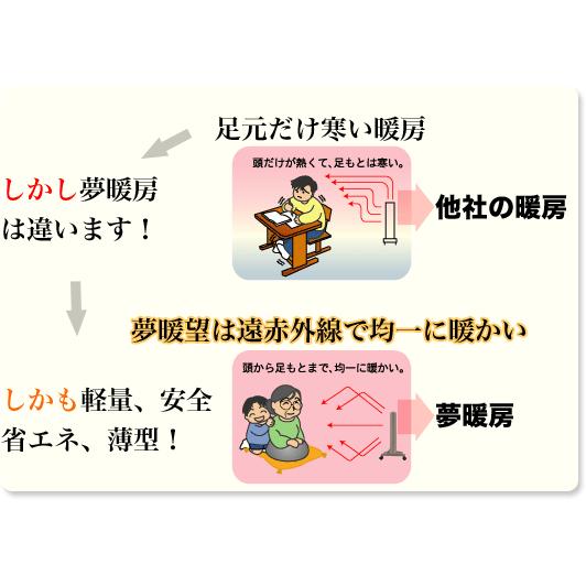 アールシーエス 夢暖望660型 夢暖房 遠赤外線ヒーター パネルヒーター