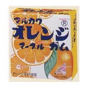 YCxマルカワ 25個 ビッグサイズオレンジマーブルガム×80個【xra5