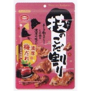 OEx亀田製菓 100G 技のこだ割り濃厚梅だれ×12個【xws6】【送料無料