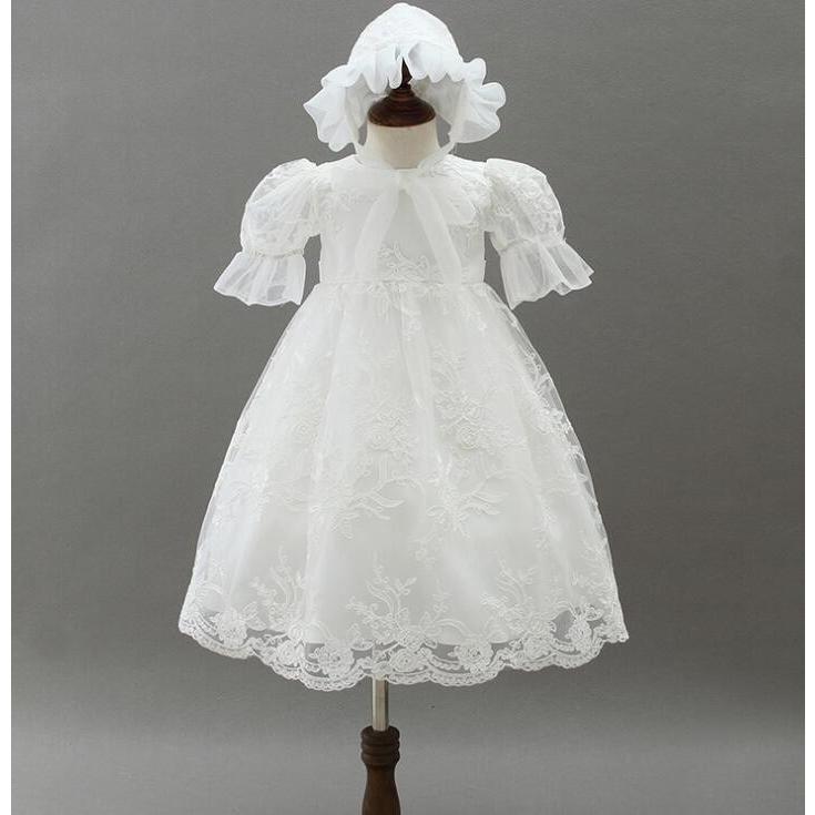 ベビードレス お宮参り用ベビードレス ローグ 女の子 結婚式 子供服 七五三 赤ちゃん ワンピース フォーマル 子ども ドレス バプテスマ 92 Off