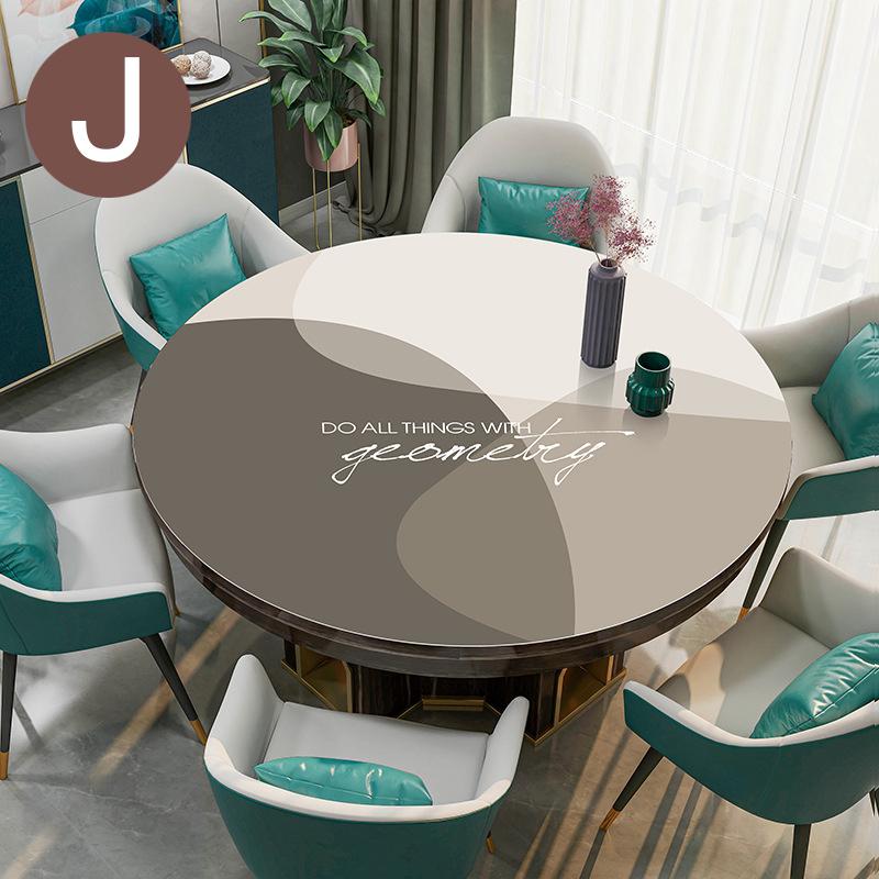 正規品質保証】 テーブルクロス まる型 120cmYu 綿麻生地 テーブル