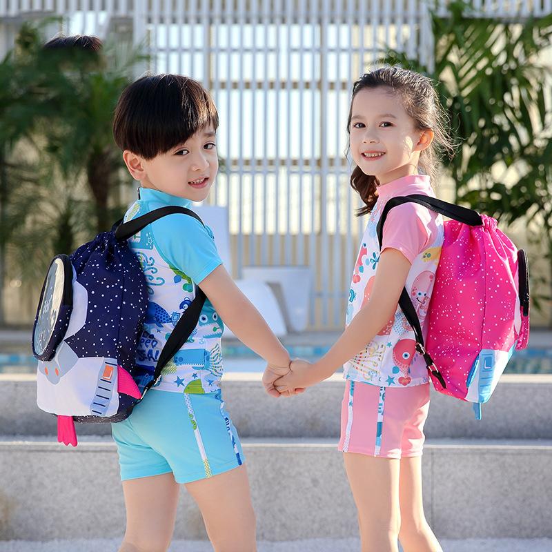 市場 送料無料 リュック型 プールバック 水着 乾湿分離 女の子 スイムバッグ キッズ プールバッグ 男の子 2層式 子供 水泳バッグ 大人