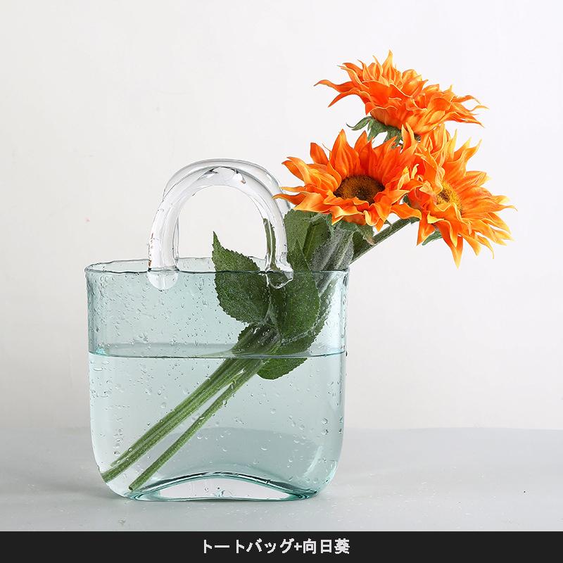 花瓶 Dgボトルベース おしゃれ お花 インテリア ガラス ガラス製 グリーンブラウン ドライフラワー フラワーベース 丸 円形 切花 大きめ 植物 生け花 直径13 直径13 高さ17 5cm 硝子 花びん 花器 花束 送料無料 雑貨 殿堂 直径13 高さ17 5cm