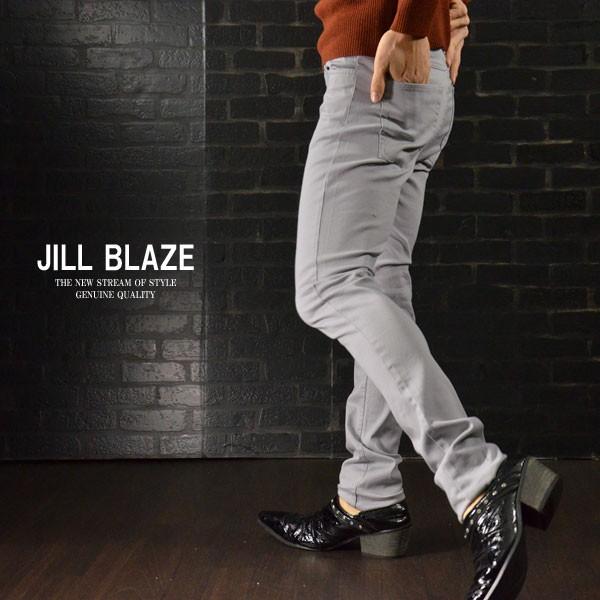 JILL BLAZE パンツ 無地 スリムフィット ストレッチ スキニー JILL BLAZE パンツ 無地 スリムフィット ストレッチ スキニー