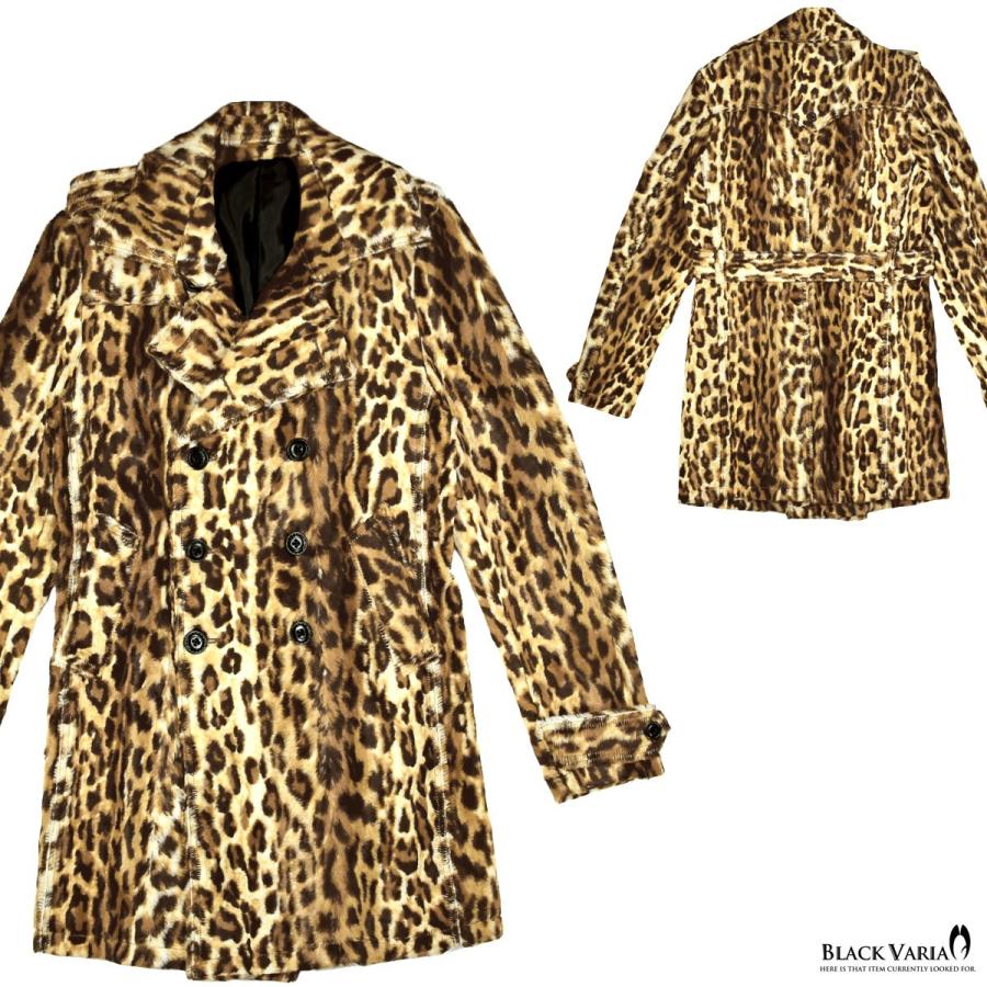BLACK VARIA（ブラックバリア） トレンチコート ヒョウ 豹 レオパード