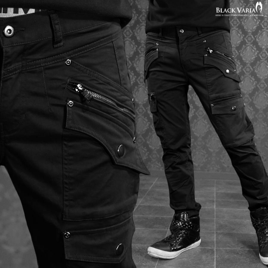 BLACK VARIA（ブラックバリア） カーゴパンツ ストレッチ ポケット