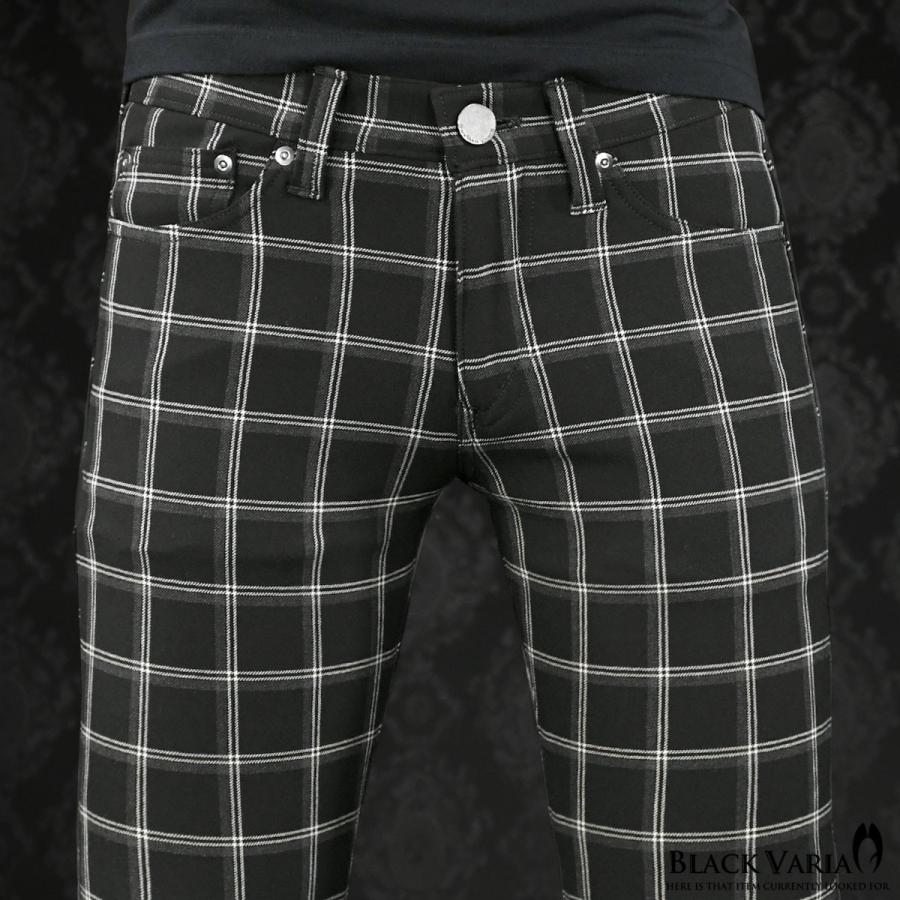 BLACK VARIA（ブラックバリア） パンツ チェック ウインドウペン