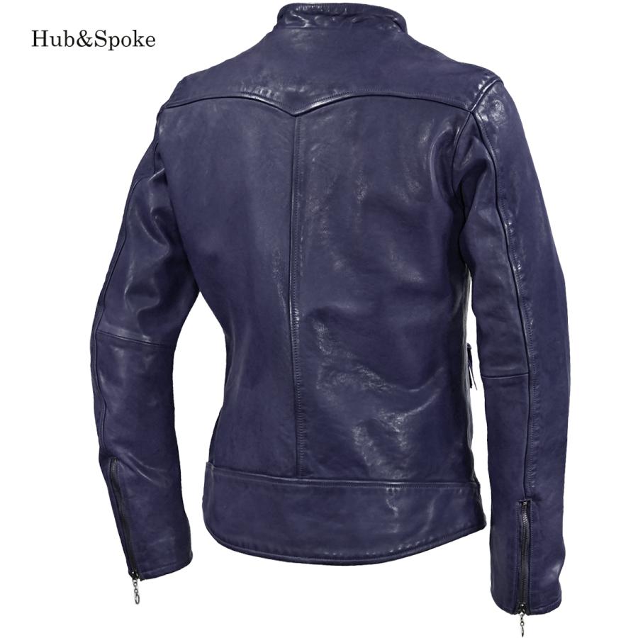 Hub&Spoke ライダース 本革 リアルレザー ダブルライダース Hub&Spoke ライダース 本革 リアルレザー ダブルライダース