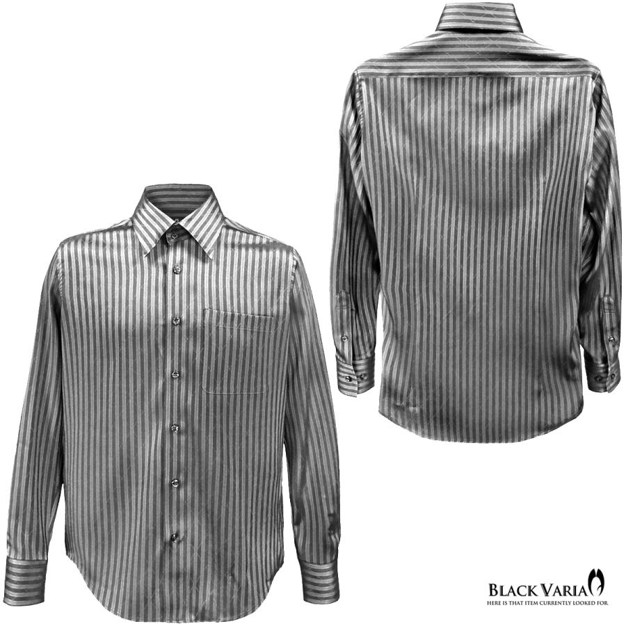 BLACK VARIA BlackVaria サテンシャツ ドレスシャツ ドゥエ BLACK VARIA BlackVaria サテンシャツ ドレスシャツ ドゥエ