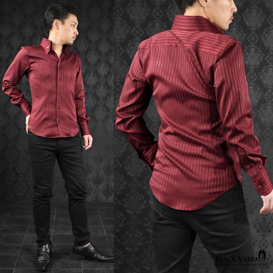 BLACK VARIA BlackVaria サテンシャツ ドレスシャツ スキッパー BLACK VARIA BlackVaria サテンシャツ ドレスシャツ スキッパー