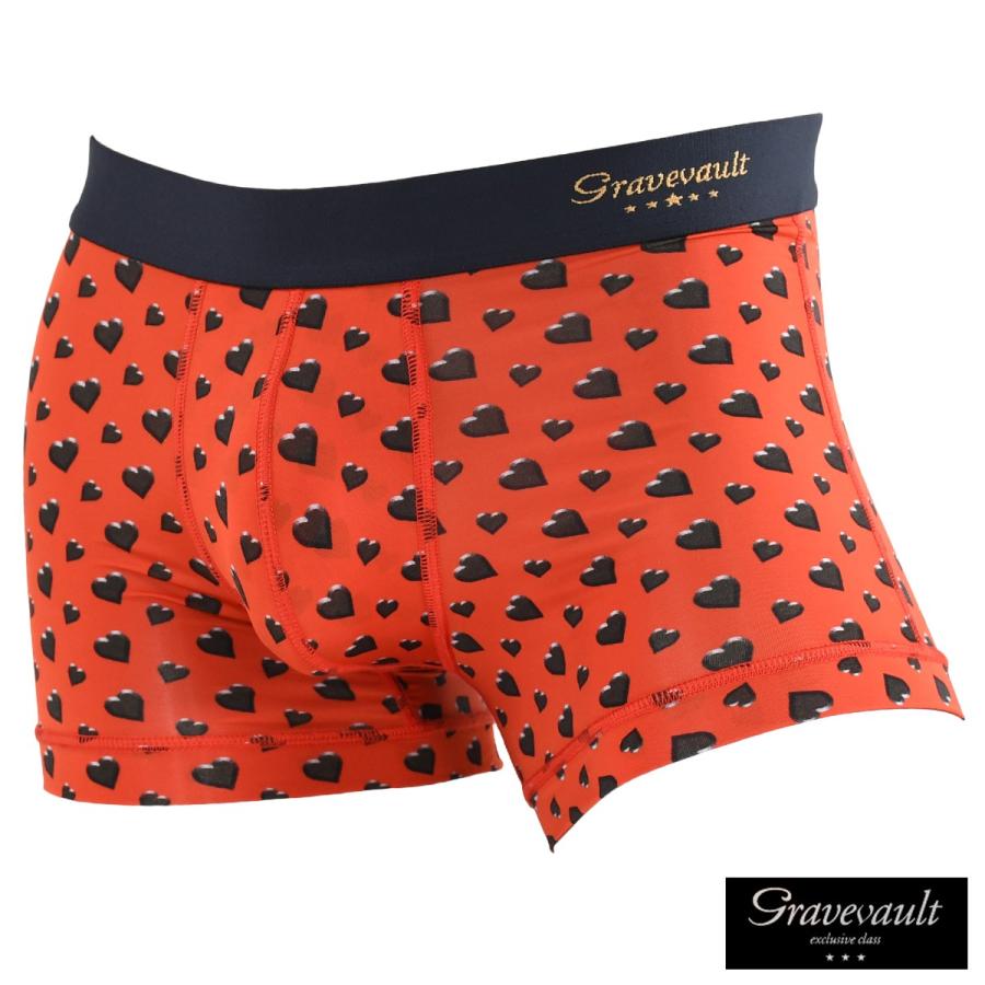 Gravevault グレイブボールト ボクサーパンツ ショート ハート パンツ 下着 Mens メンズ レッド赤ブラック黒 130b Tk Re Black Varia 通販 Yahoo ショッピング