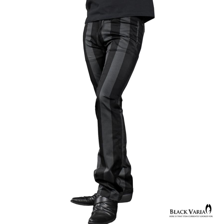 ファッション フラワーオブライフ Blackvaria パンツ ストライプ ブーツカット 日本製 スリム 総柄 細身 ストレッチ シューカット ボトムス Mens メンズ グレー灰ブラック黒 Xov3sxqvzq Www Ludlowbar Com Au