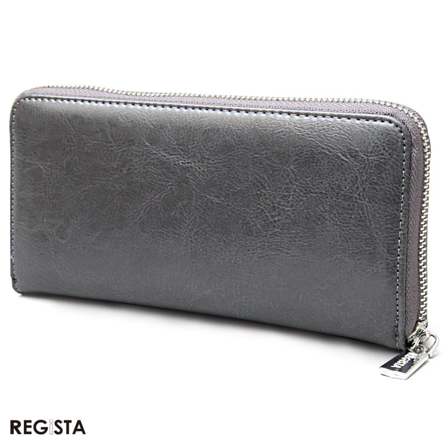 長財布 財布 牛床革 スプリットレザー ウォレット 小銭入れ メンズ グレー灰色 611 1402 And 611 Gry Black Varia 通販 Yahoo ショッピング