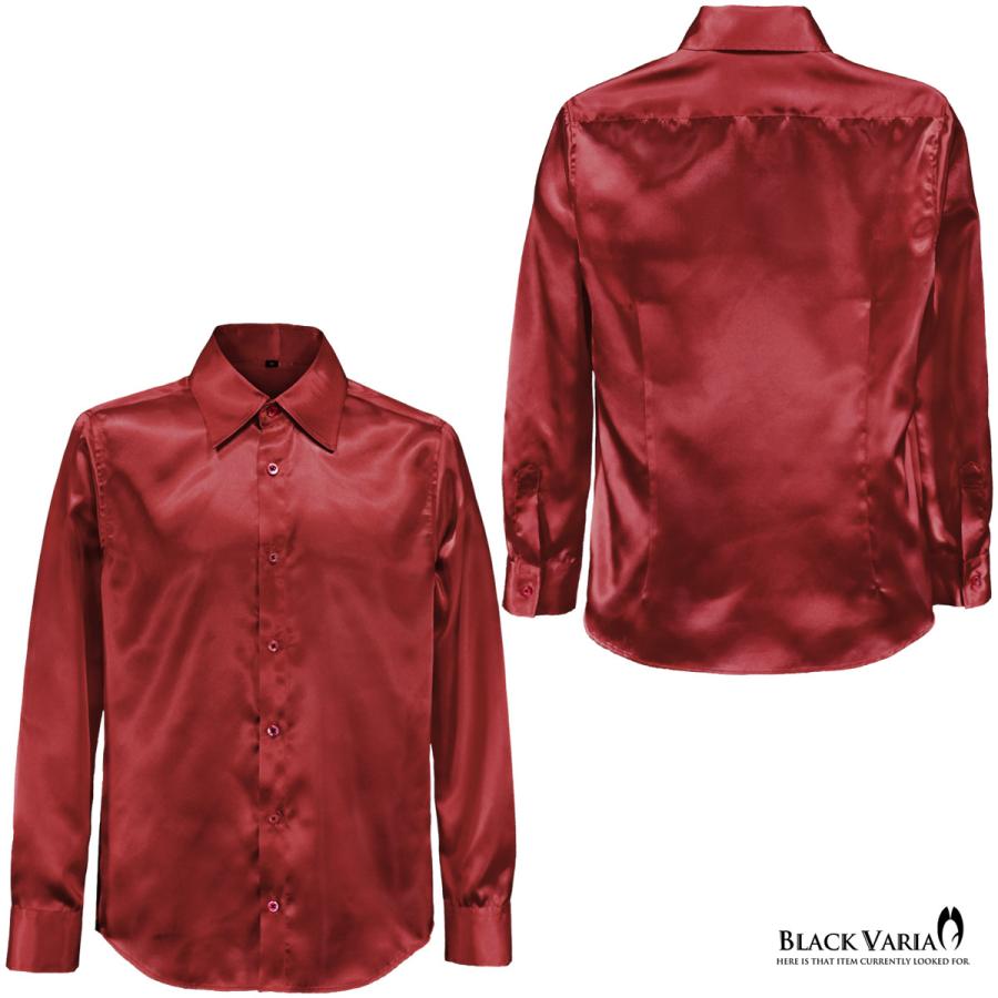 新品未使用タグ付きPLEATS PLEASE ワインレッド 長袖シャツ サテンシャツ 無地 光沢 ステージ衣装 ユニフォーム 発表会 ドレス