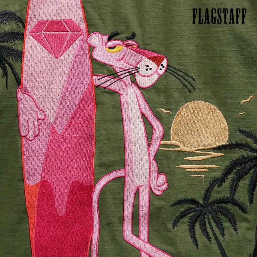 ピンクパンサー PINK PANTHER ワークシャツ リップストップ mens ピンクパンサー PINK PANTHER ワークシャツ リップストップ mens