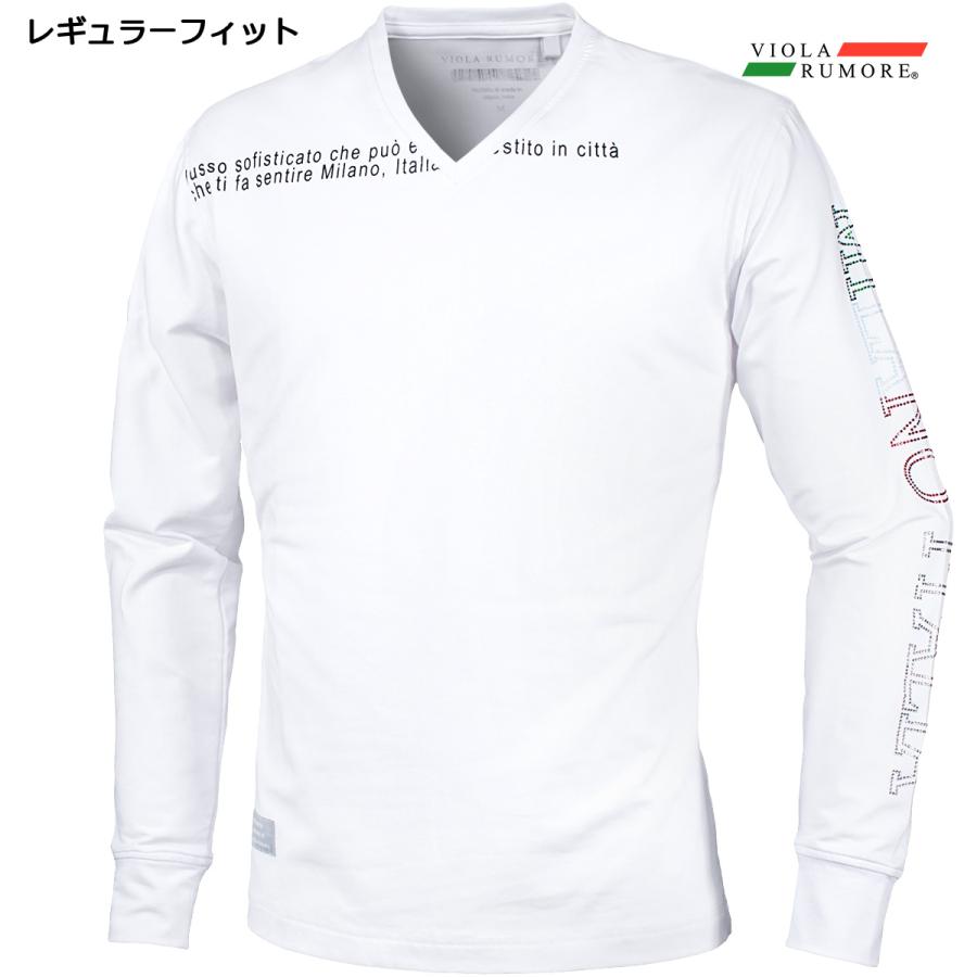 VIOLA rumore ヴィオラルモーレ ビオラ Tシャツ Vネック ライン 