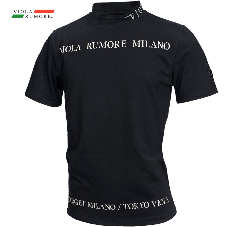 VIOLA rumore（ヴィオラ ルモーレ） ビオラ Tシャツ 半袖 モックネック 