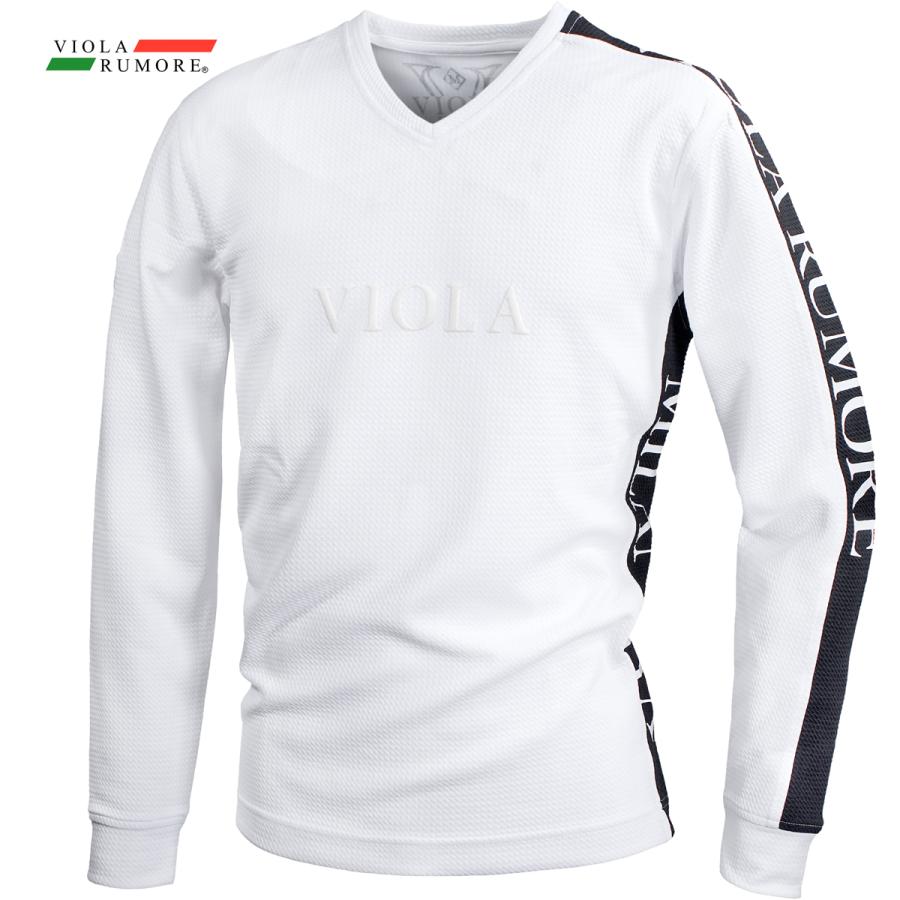 VIOLA rumore（ヴィオラ ルモーレ） ビオラ Tシャツ 長袖 Vネック
