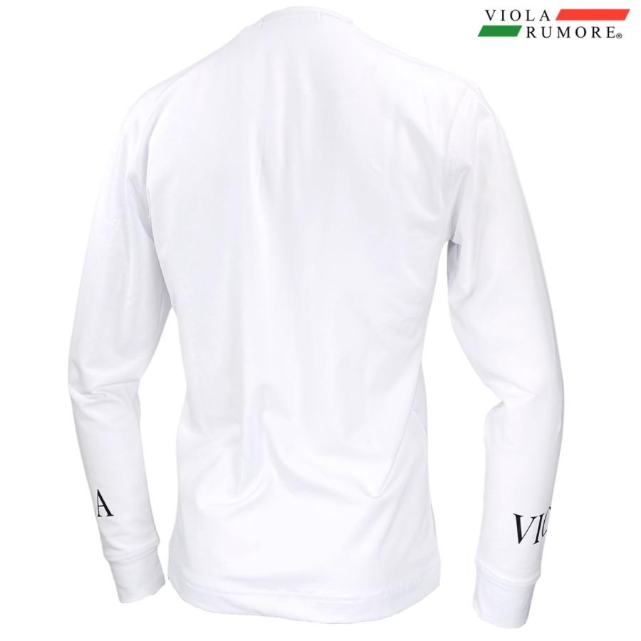 VIOLA rumore（ヴィオラ ルモーレ） ビオラ Tシャツ 長袖 Vネック ロゴ