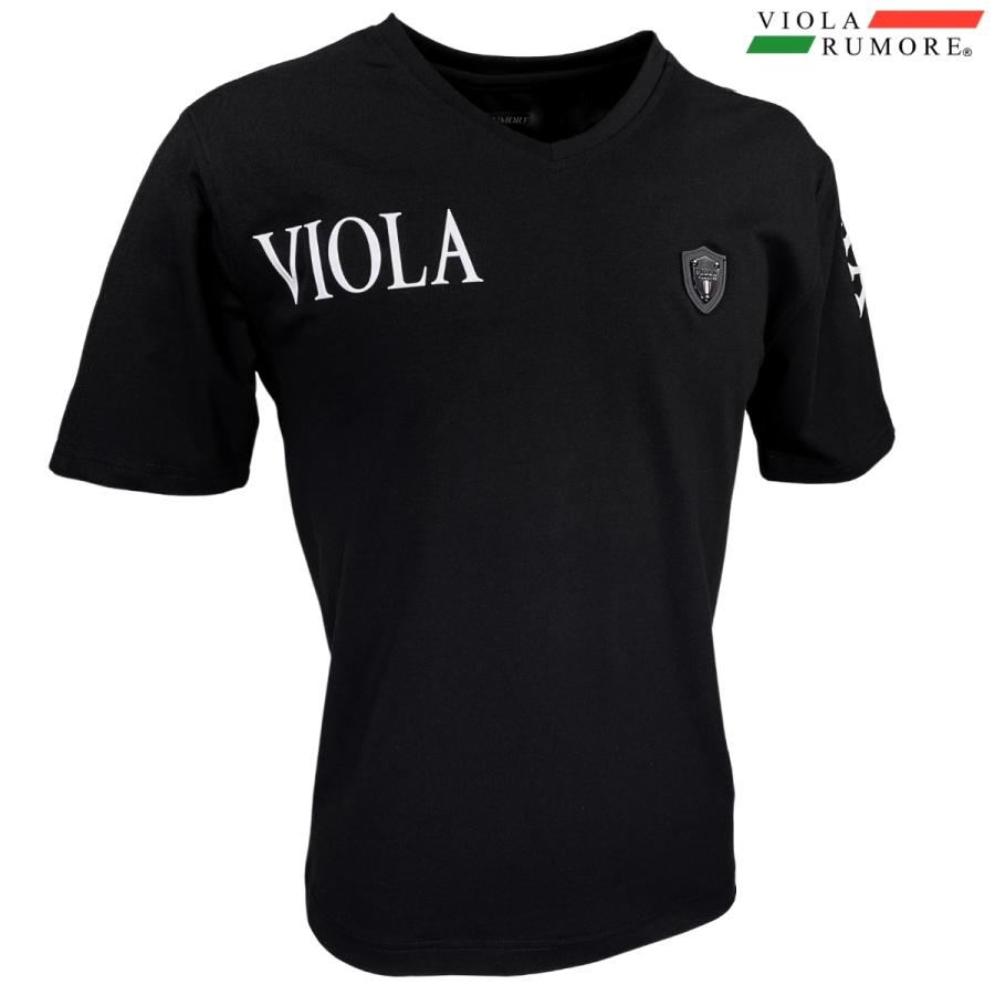 VIOLA rumore（ヴィオラ ルモーレ） ビオラ Tシャツ 半袖 Vネック 肩