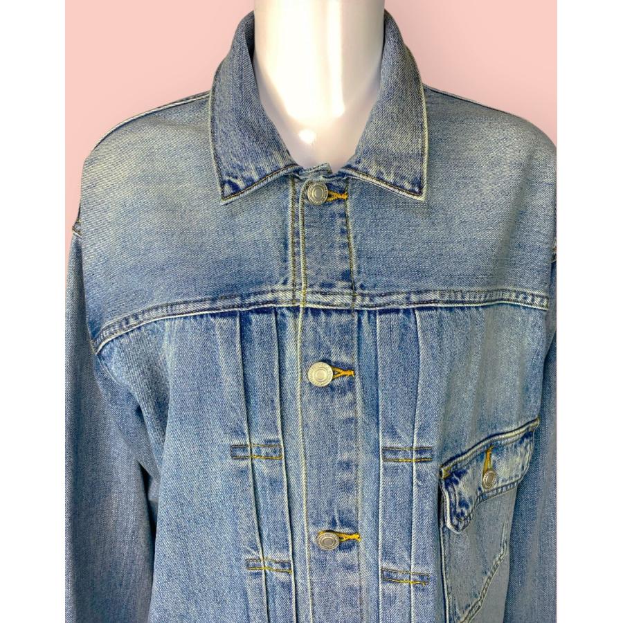 カフネ　デニムジャケット 楽天市場】【再販】【即納】cafune カフネ Vネックオーバー