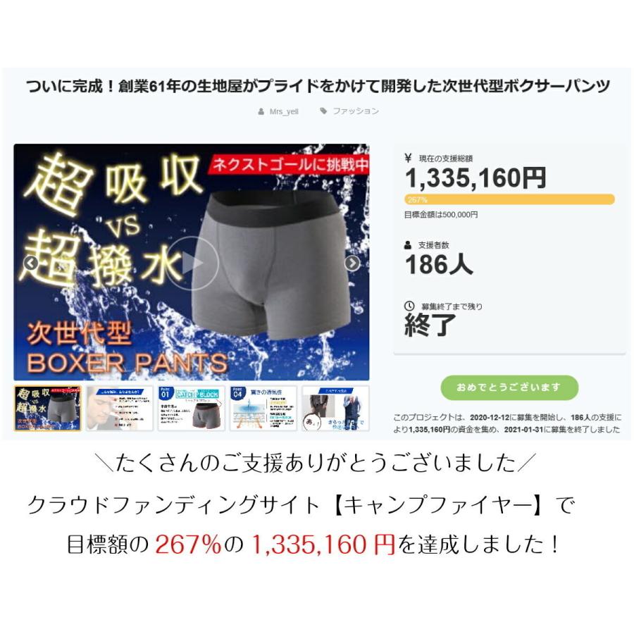 尿漏れパンツ 男性 失禁パンツ ちょい漏れ対策 ボクサーパンツ 前開き 前閉じ ロング メンズ パンツ 紳士 吸水パンツ メンズ 5cc 11L 12L 3枚