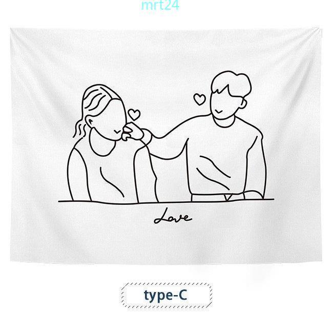 タペストリー 大判 韓国風 北欧風 線画 おしゃれ 大きい 洗える ファブリック 壁飾り インテリア 背景布 撮影用 423lsl Tgu0 Mrt Shop 通販 Yahoo ショッピング